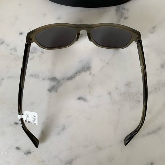 NWT Lanvin Brown Olive Sln 582 Wayfarer Sunglasses - Picture 9 of 13